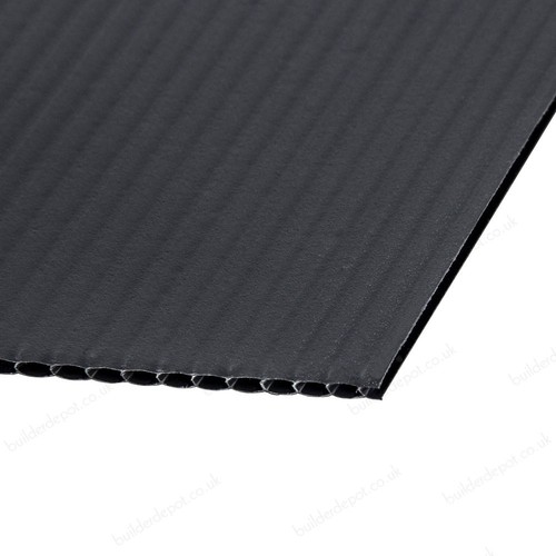 Black corex fluted plastic - corex,